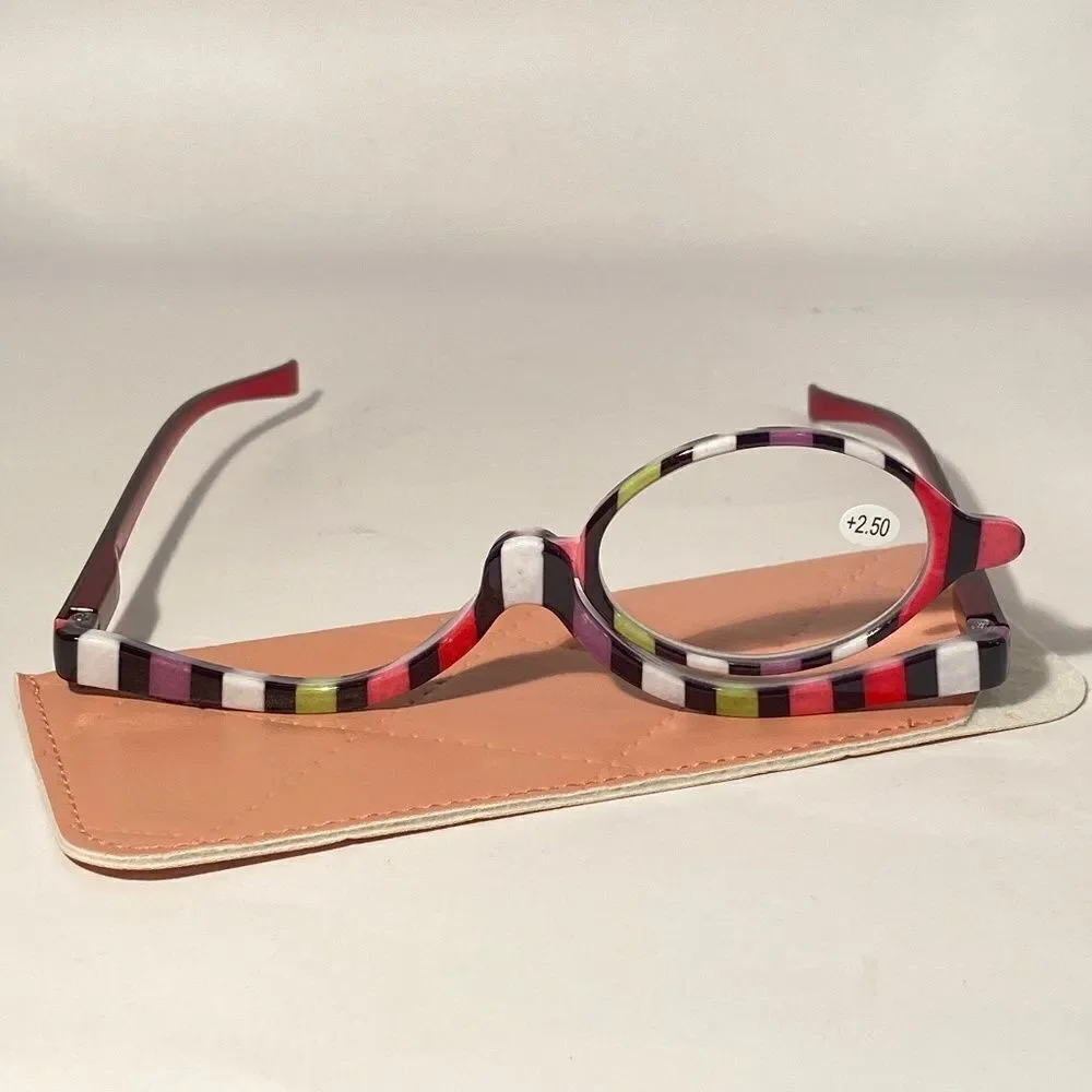 0990 Makeup Cosmetic 2.50 Flip Magnifying Glasses For Precision Application N…